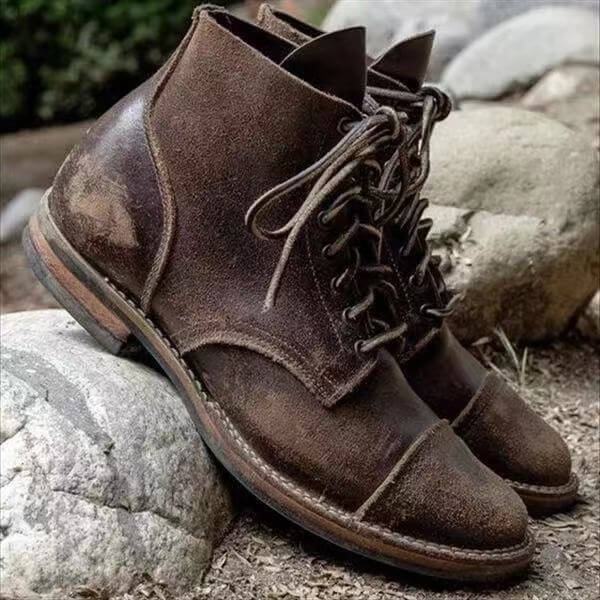 Bottes à lacets homme