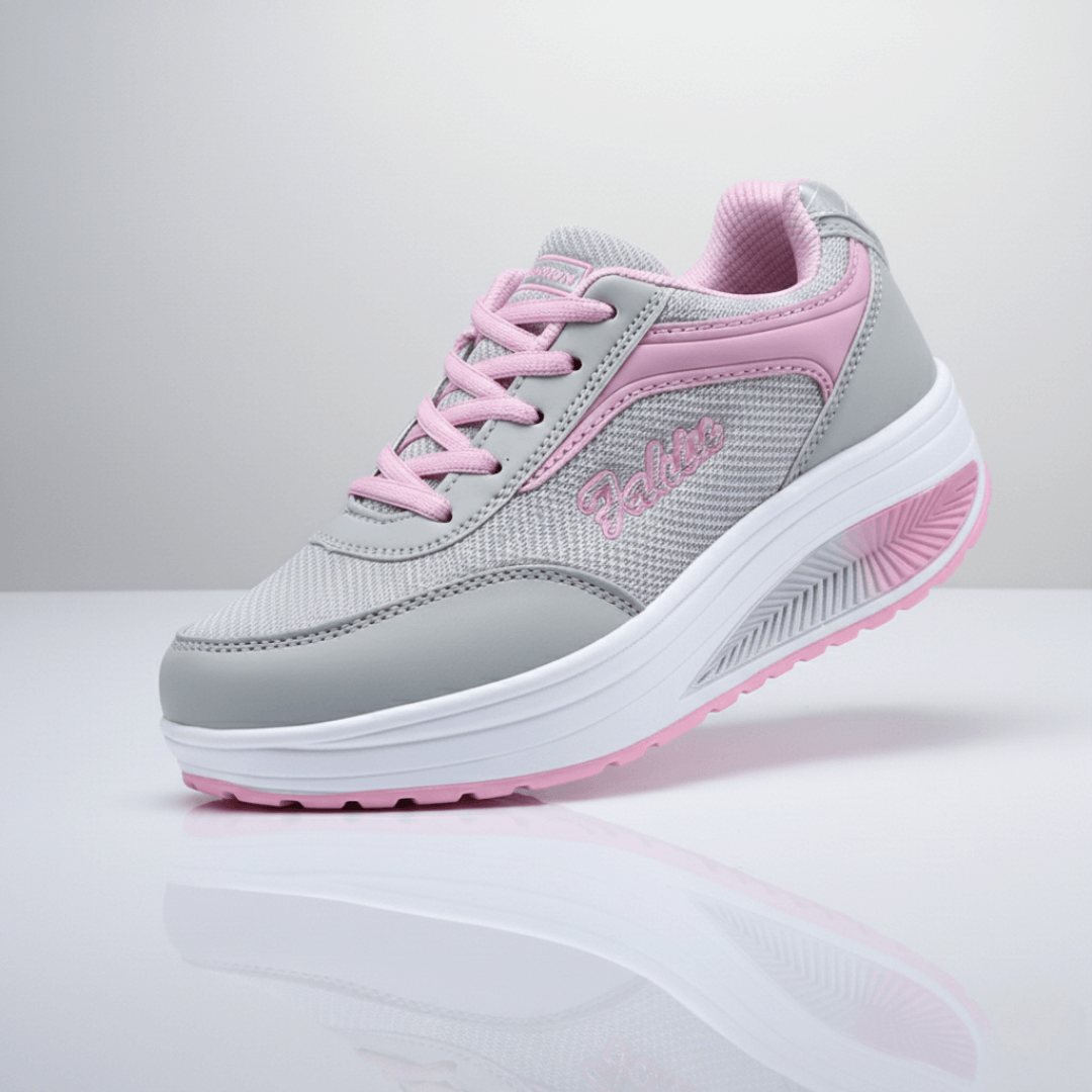 Baskets plateforme femme en mesh – Légères