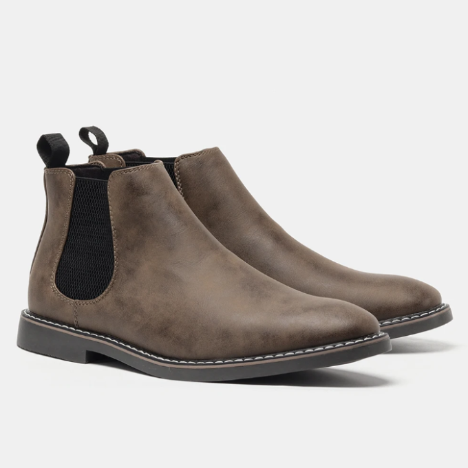 Bottes Chelsea homme lisses