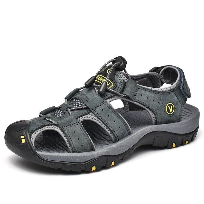 Sandales en cuir | Sandales confortables et élégantes pour homme