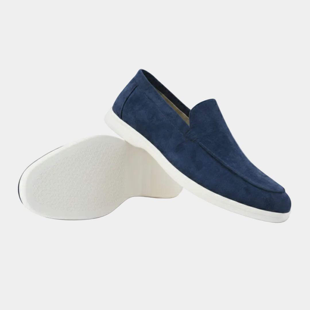 Mocassins homme couture apparente