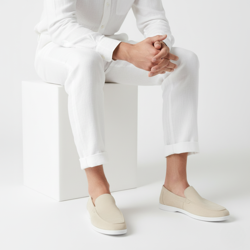 Mocassins homme à semelle contrastante