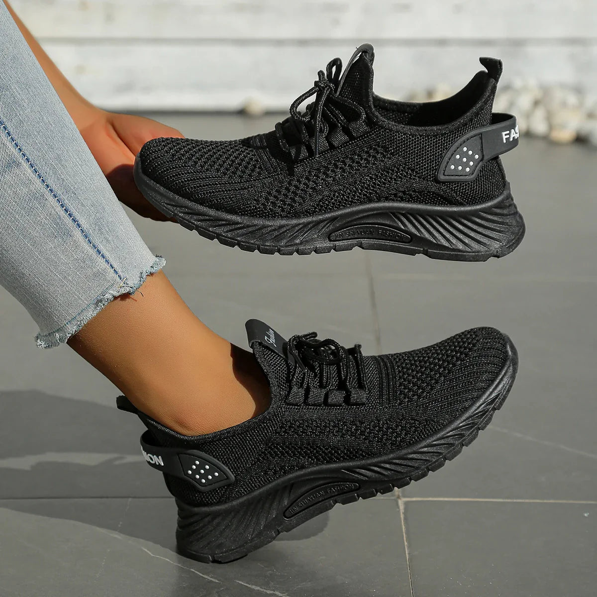 Baskets casual Flyknit pour femme – Légères et respirantes