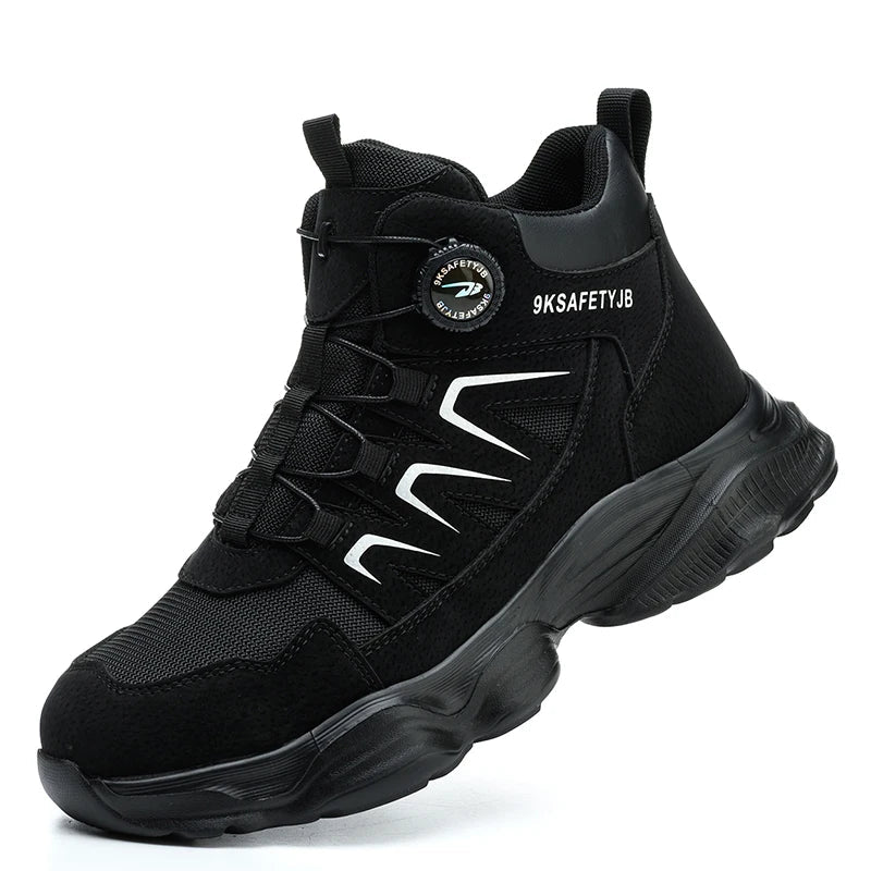 Bottes de travail tactiques pour homme avec embout en acier
