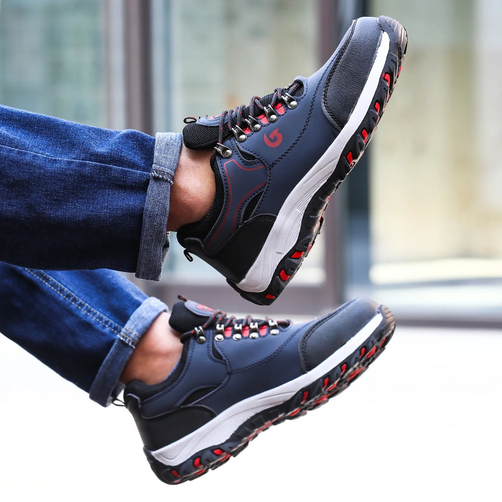 Chaussures de travail pour homme avec embout de sécurité en acier