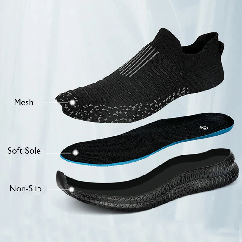 Chaussures casual homme sans lacets – Légères et antidérapantes