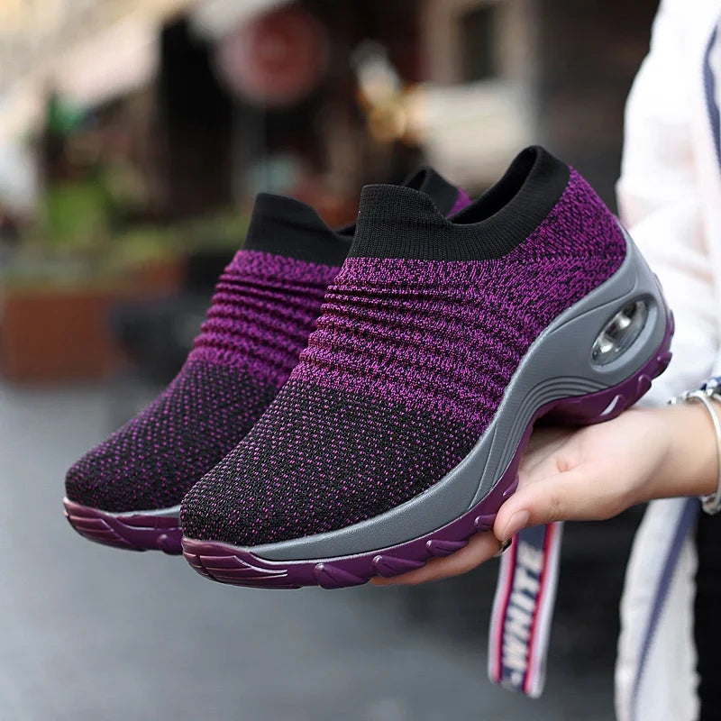 Chaussures respirantes ajourées pour femme – Confortables