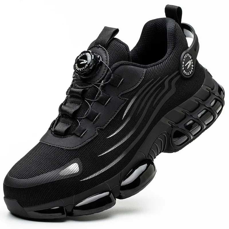 Bottes de travail tactiques pour homme avec embout en acier