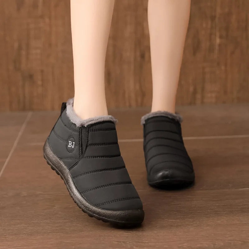 Bottes de neige imperméables et chaudes pour femme