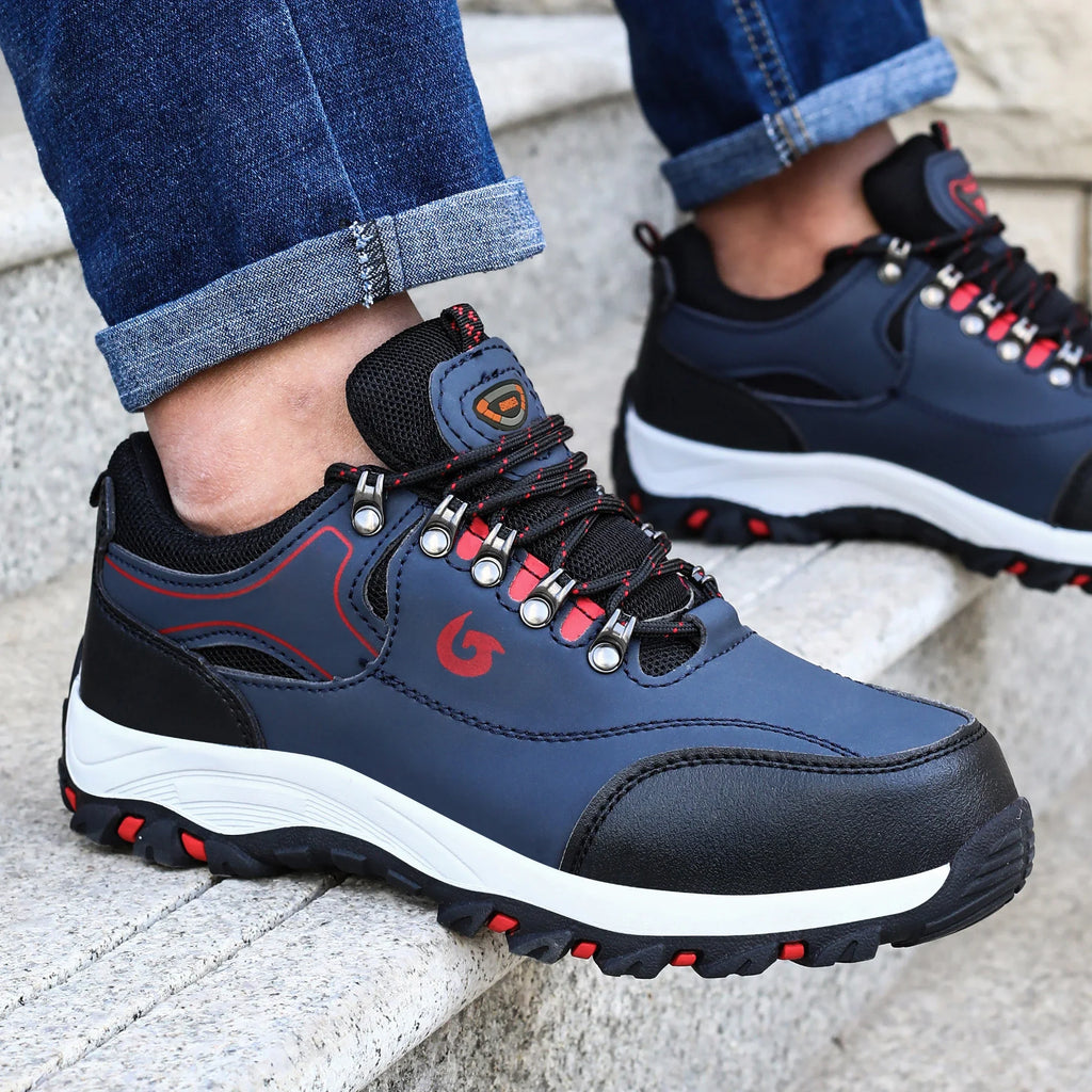Chaussures de travail pour homme avec embout de sécurité en acier