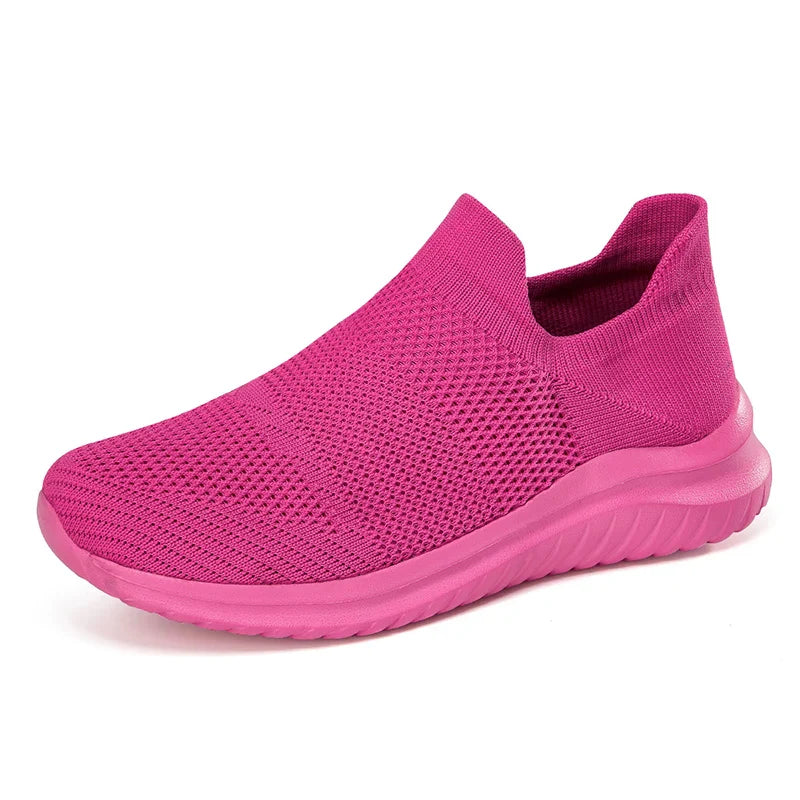 Baskets de running respirantes sans lacets – Légères