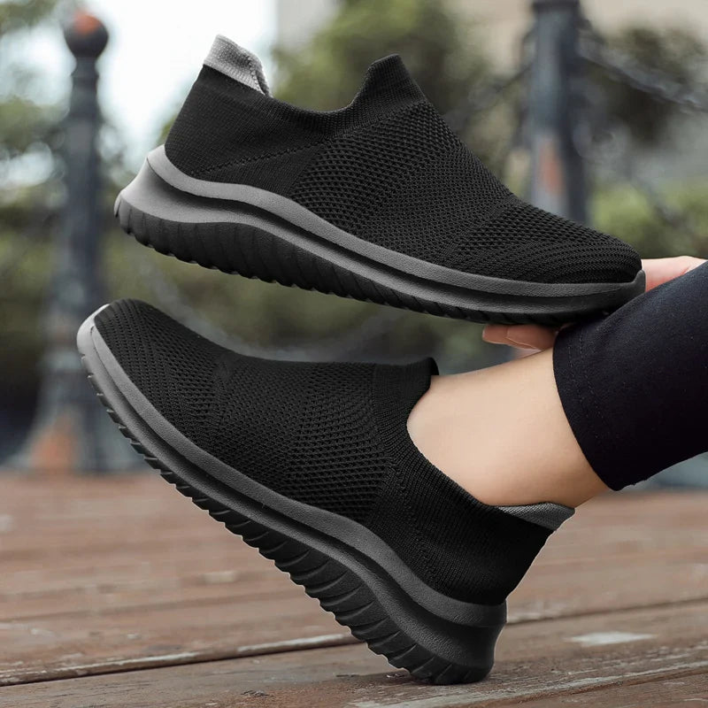 Baskets de running respirantes sans lacets – Légères