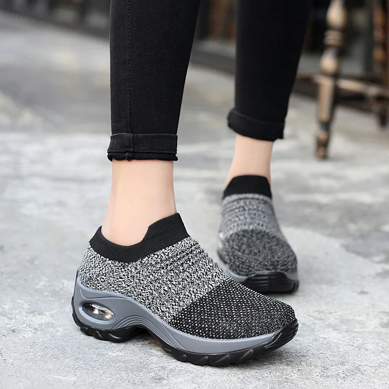 Chaussures respirantes ajourées pour femme – Confortables