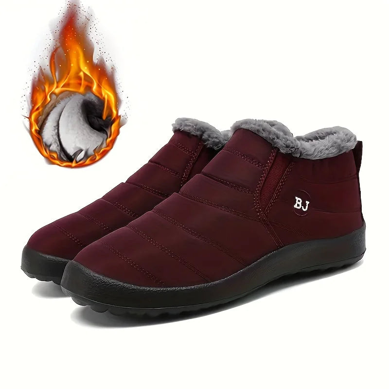 Bottes de neige imperméables et chaudes pour femme