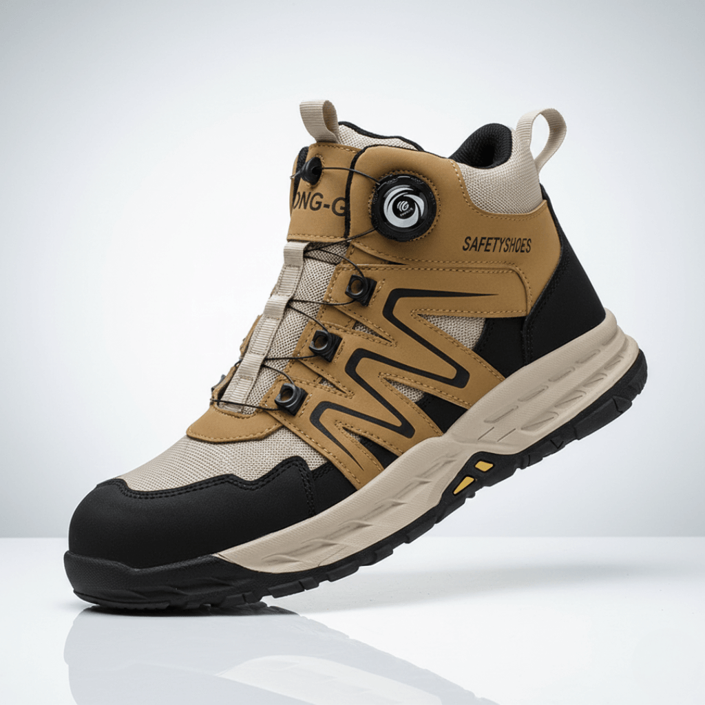 Bottes de travail tactiques pour homme avec embout en acier