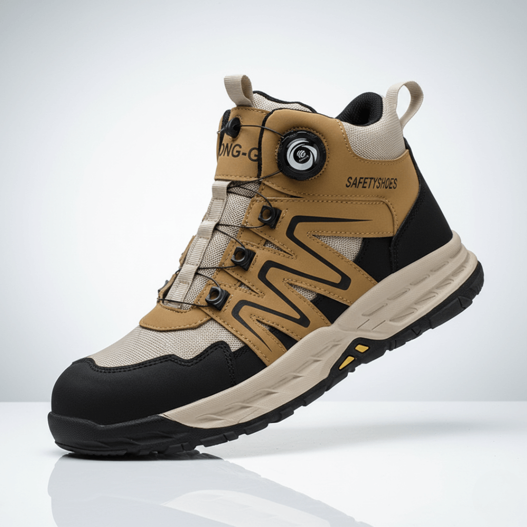 Bottes de travail tactiques pour homme avec embout en acier