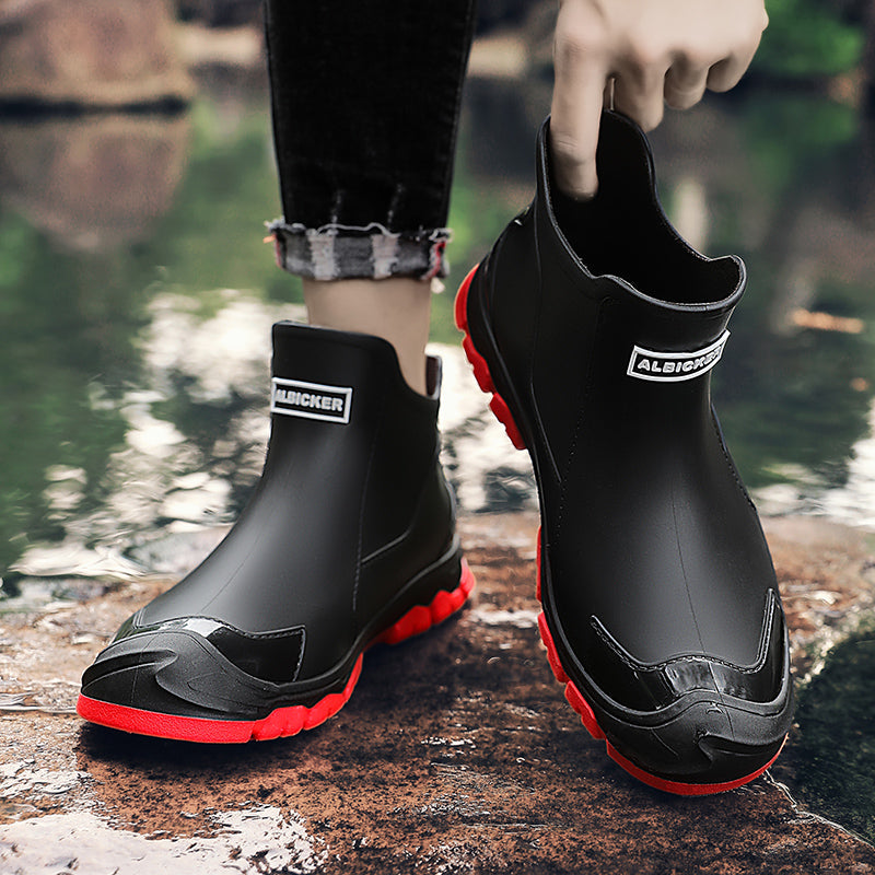 Bottines homme semelle crantée