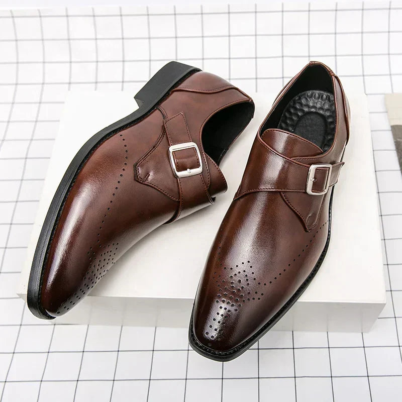 Chaussures de ville pour hommes avec boucle