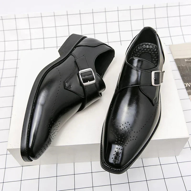 Chaussures de ville pour hommes avec boucle