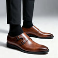 Chaussures homme à double boucle