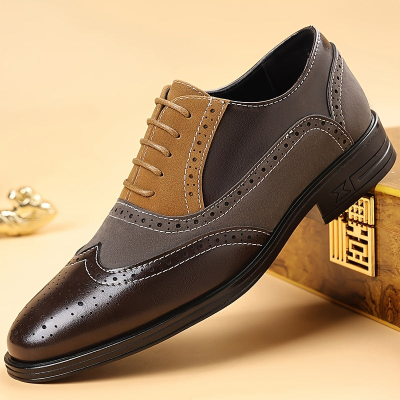 Chaussures richelieu homme bicolores