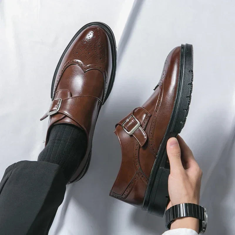 Chaussures habillées homme à boucle