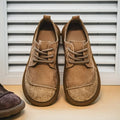 Chaussures Homme en Daim Rétro à Lacets – Style Décontracté Confortable