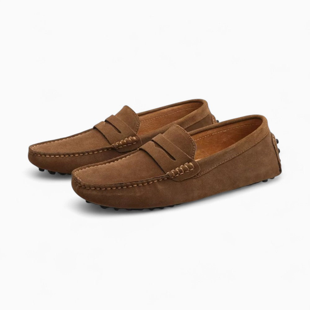 Mocassins Respirants Effet Daim Pour Hommes