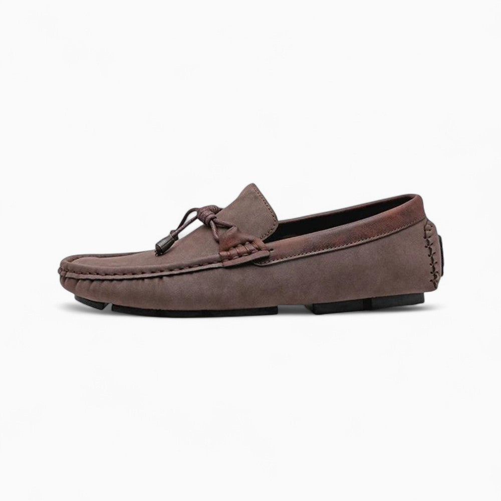 Mocassins En Cuir Respirants À Glands Pour Homme