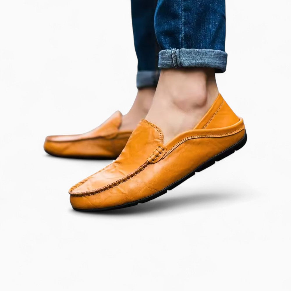 Mocassins En Cuir Synthétique Respirants Pour Hommes