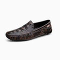 Mocassins effet cuir crocodile en PU