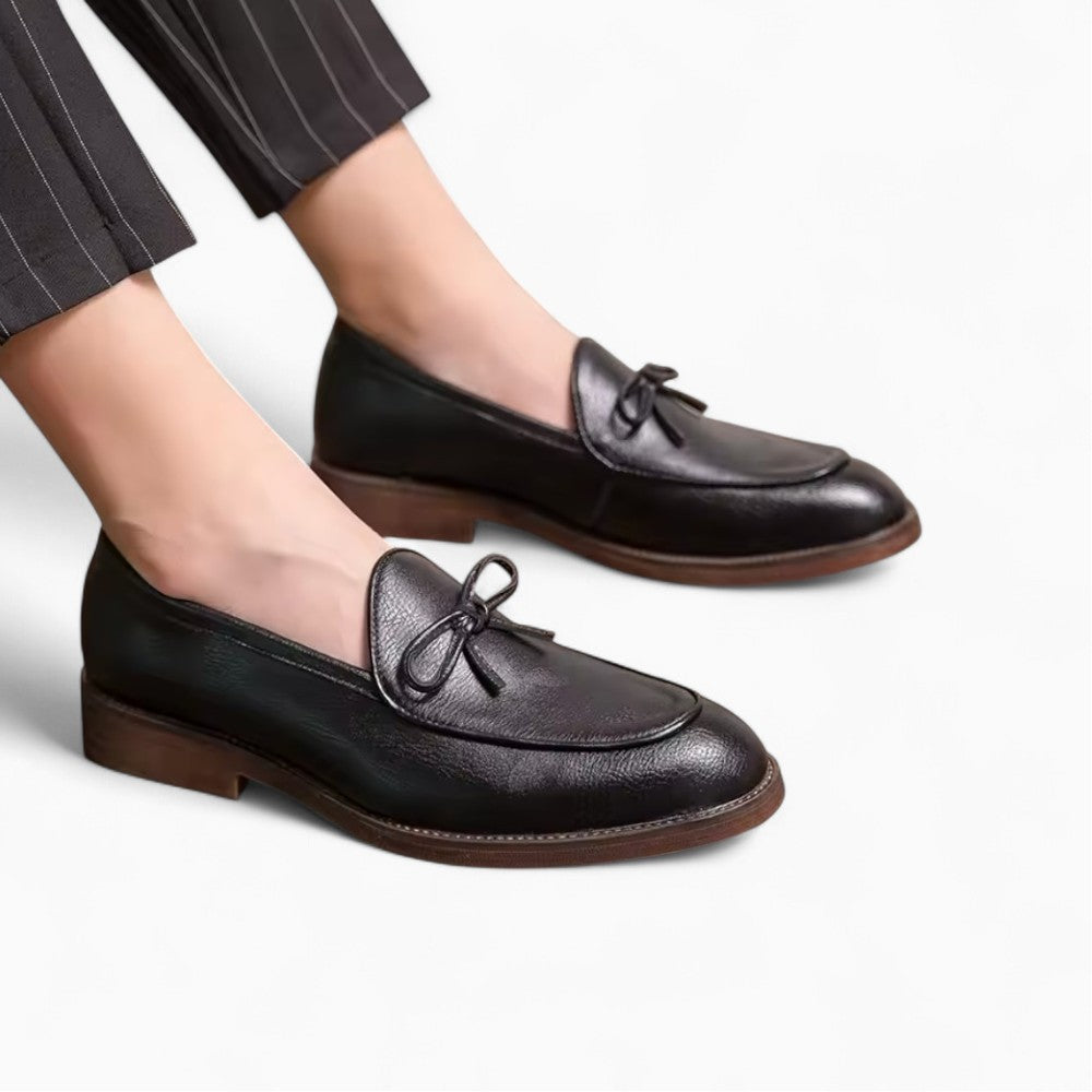 Mocassins Bateau À Lacets En Cuir Pour Homme