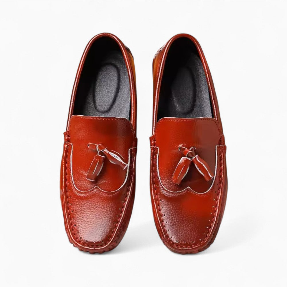 Mocassins À Gland En Cuir Avec Un Design Élégant Pour Hommes