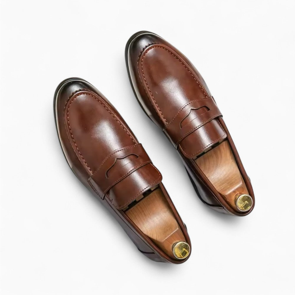 Mocassin Cuir Homme Semelle Gomme