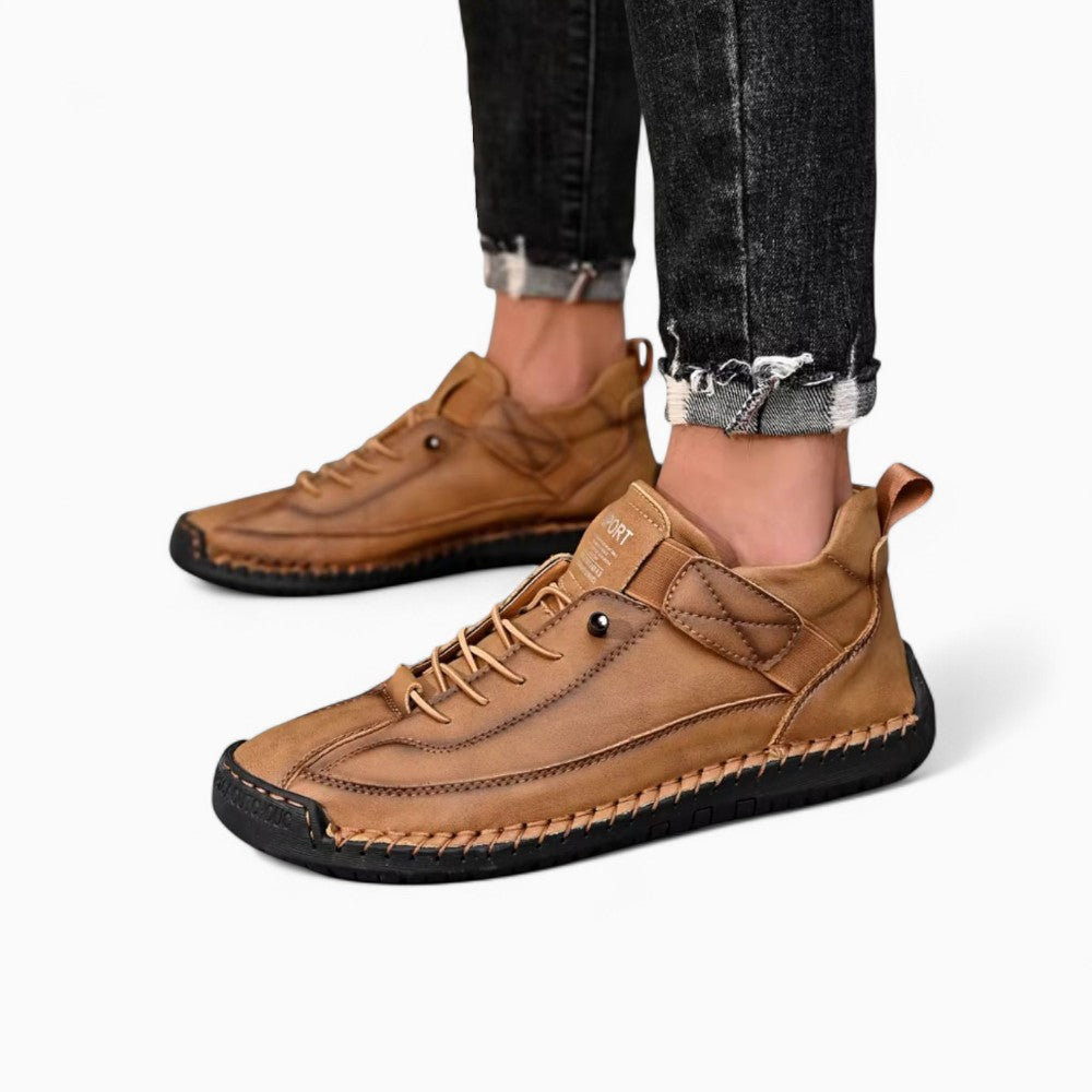 Chaussures En Cuir Décontractées Pour Hommes