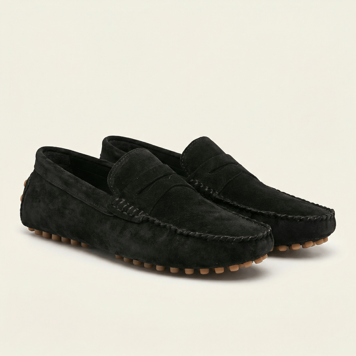 Mocassin à Picots en Daim