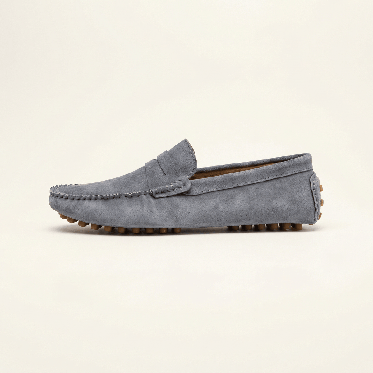 Mocassin à Picots en Daim
