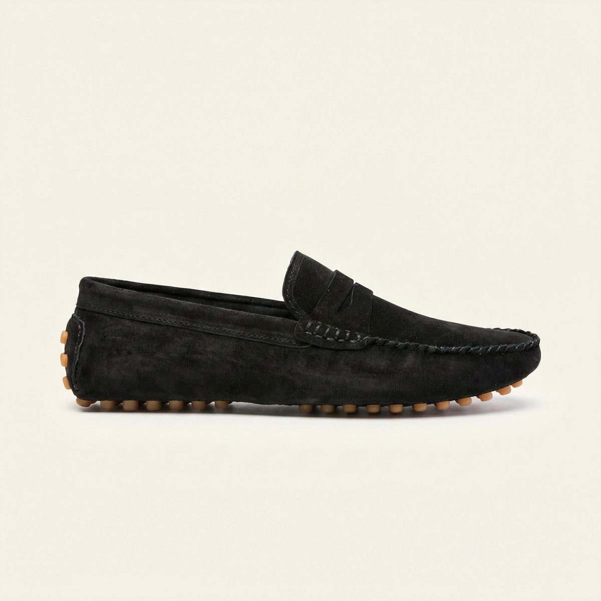 Mocassin à Picots en Daim