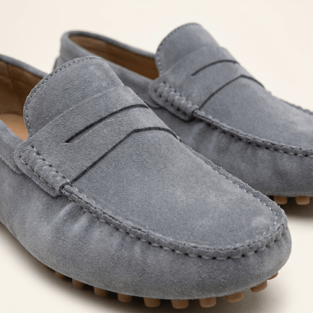 Mocassin à Picots en Daim
