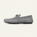 Mocassin Gris à Lacets Décoratifs