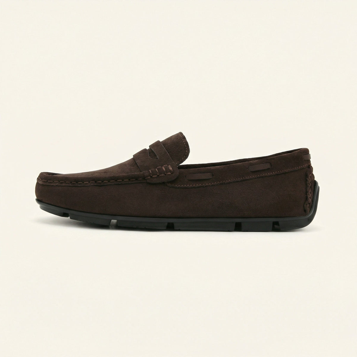 Mocassin en Daim Classique à Bande
