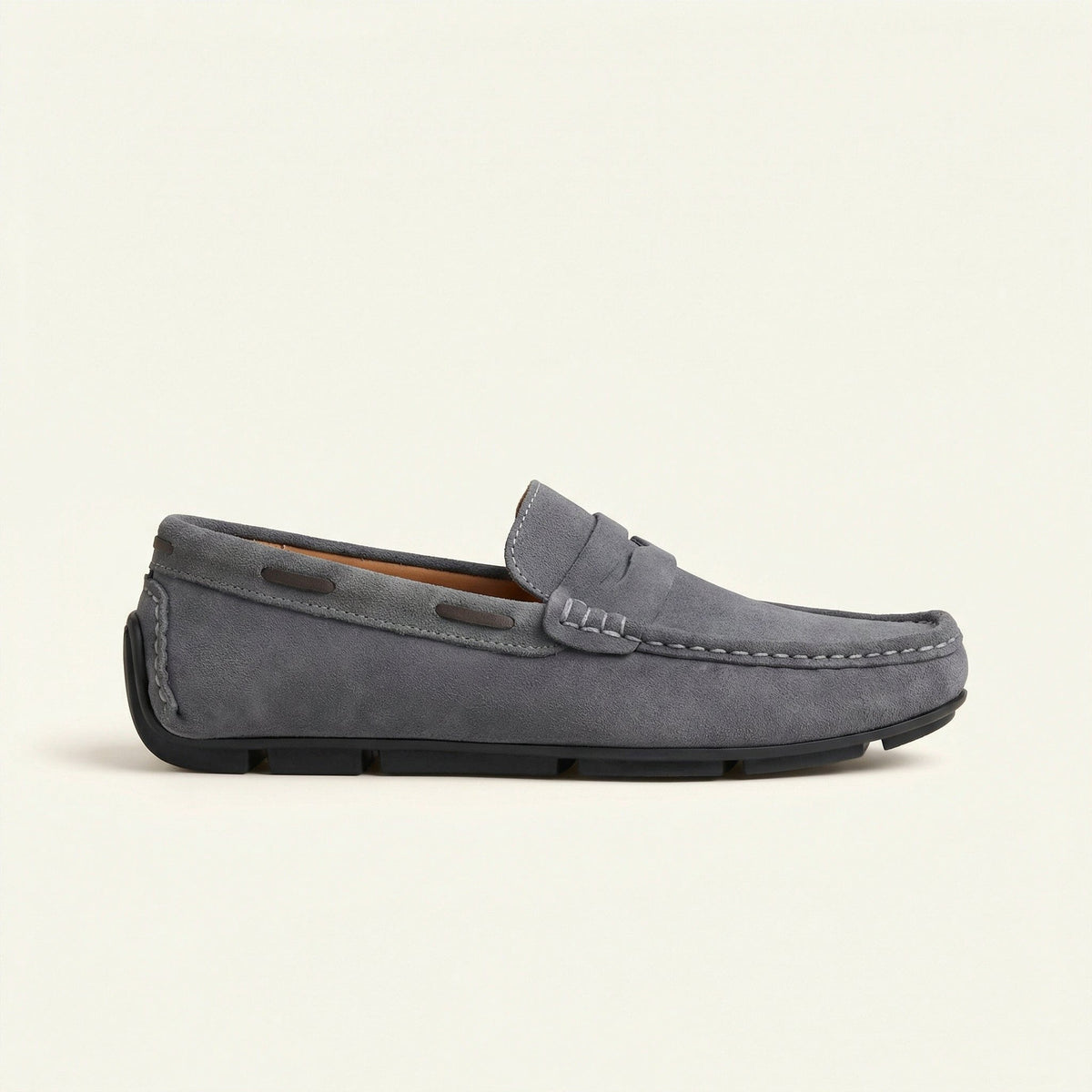 Mocassin en Daim Classique à Bande
