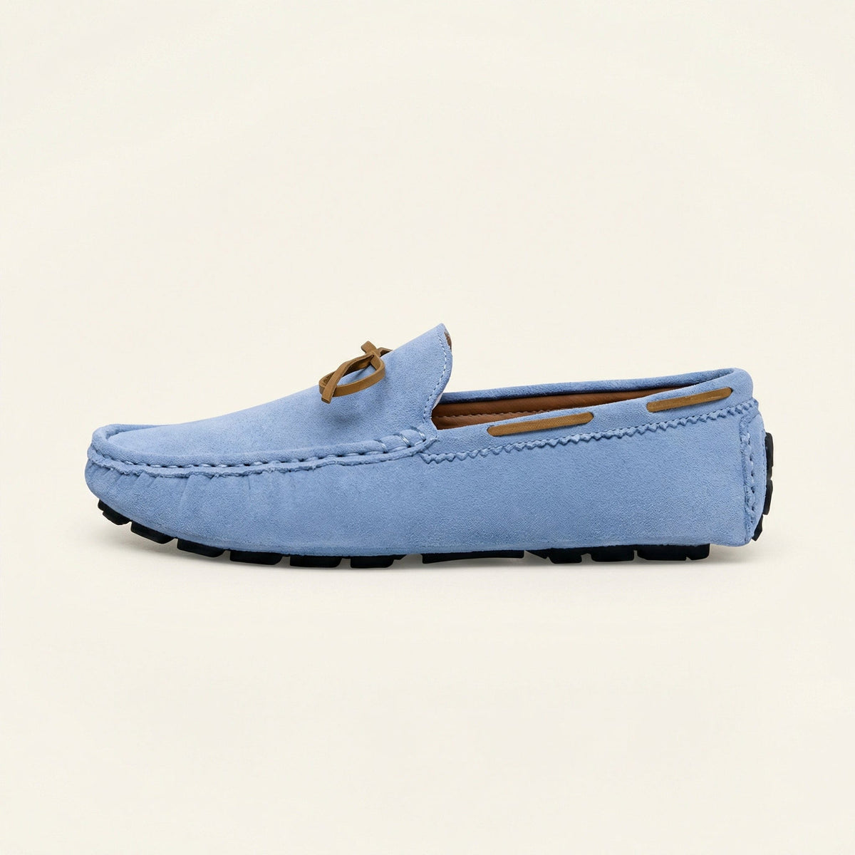Mocassin Homme Classique de Conduite à Nœud