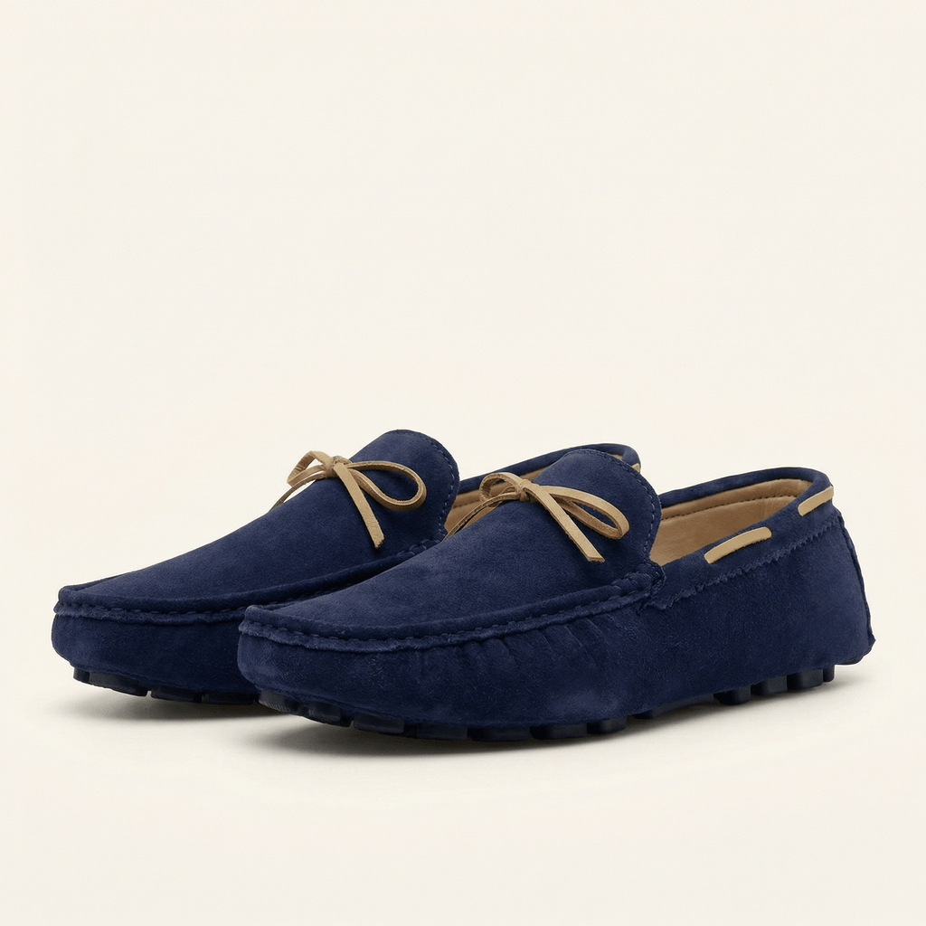 Mocassin Homme Classique de Conduite à Nœud
