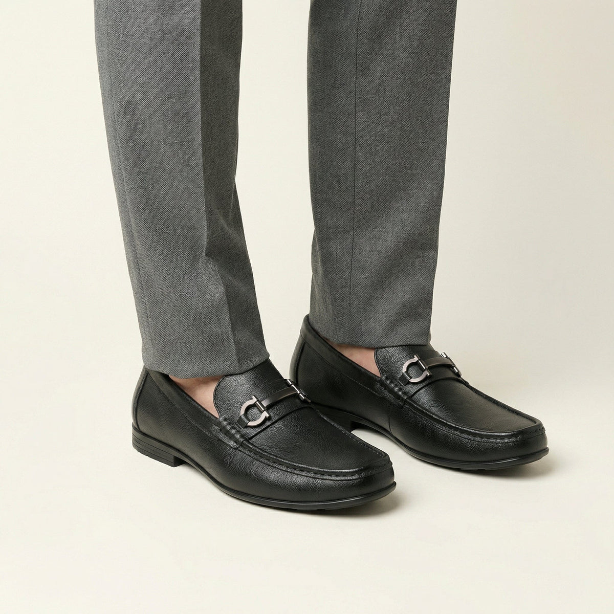 Mocassin Homme Classique à Mors en Cuir