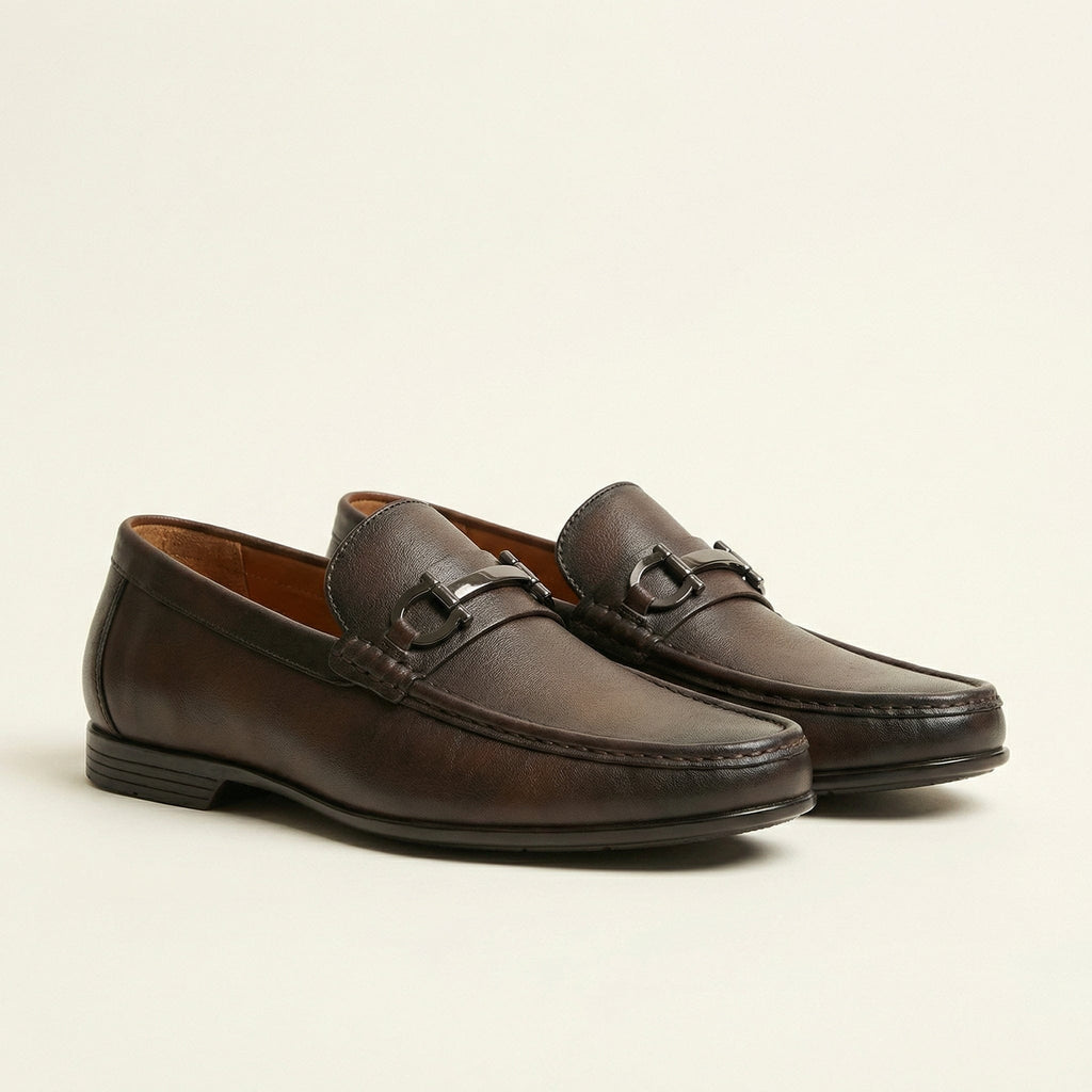 Mocassin Homme Classique à Mors en Cuir