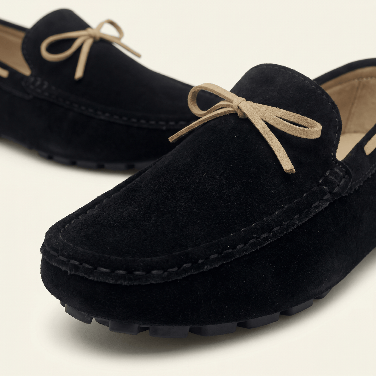 Mocassin Homme Classique de Conduite à Nœud