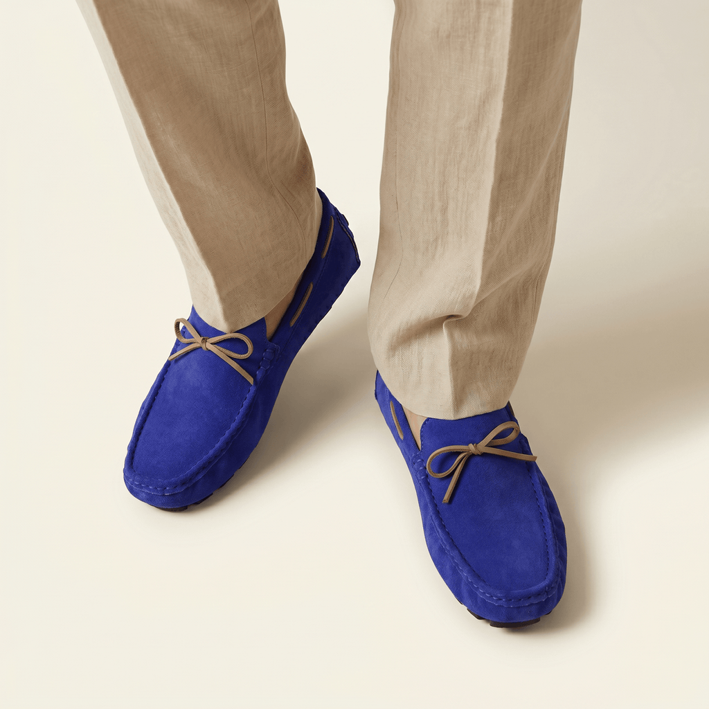 Mocassin Homme Classique de Conduite à Nœud