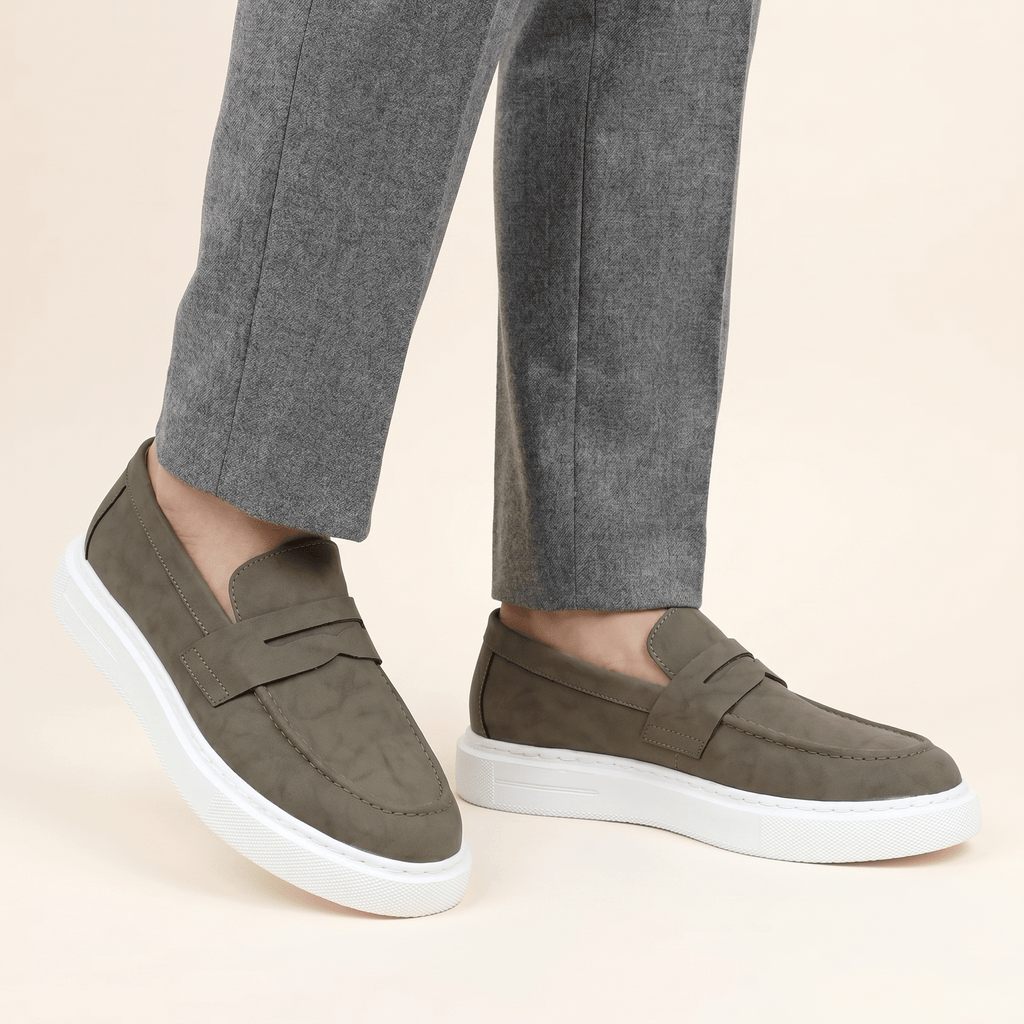 Mocassin Homme Compensé à Bande