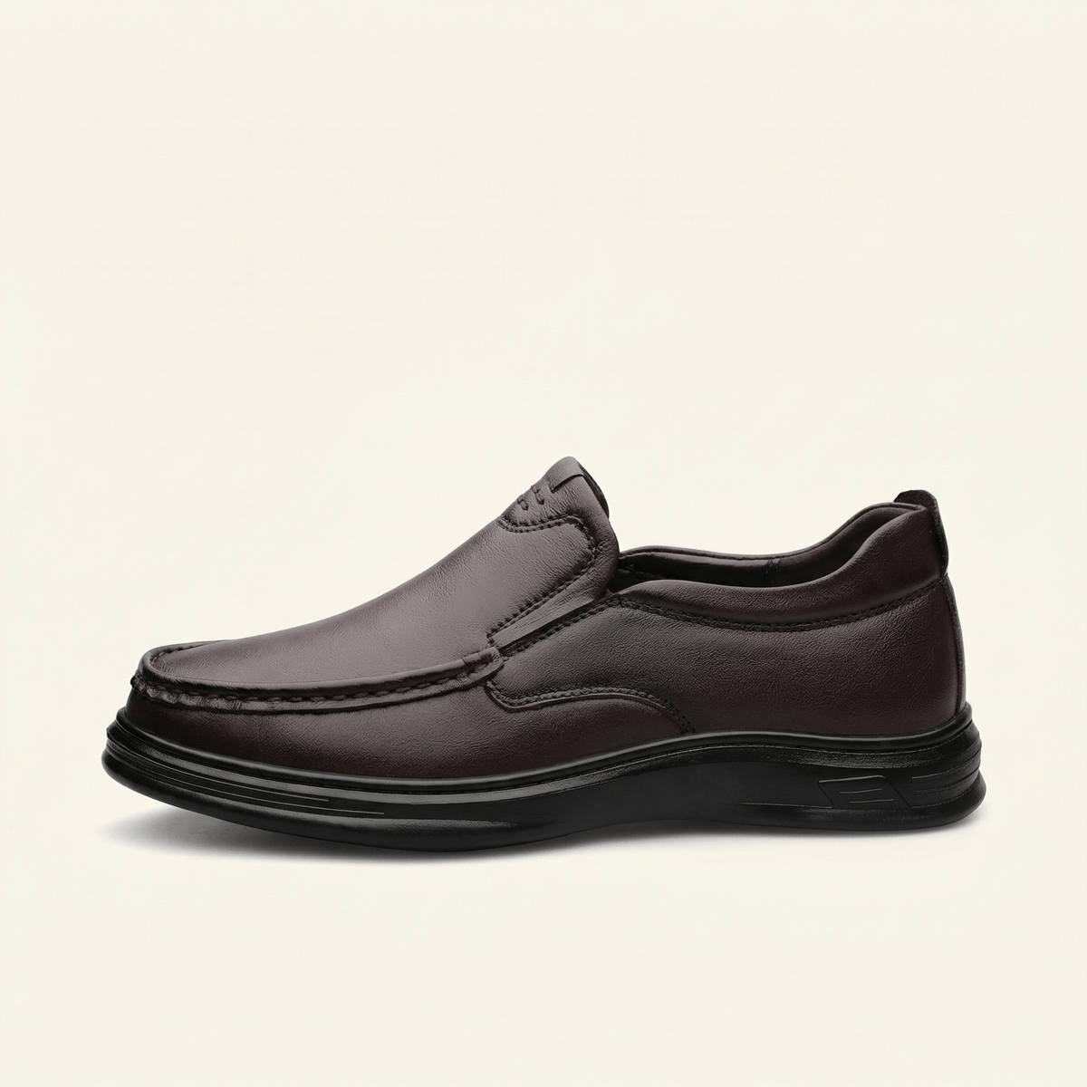 Mocassin Homme Fermé Confort en Cuir